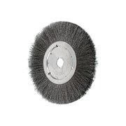 Pferd 12" Crimped Wire Wheel - Narrow Face - .012 CS Wire, 1-1/4" Keyed A.H. 80283